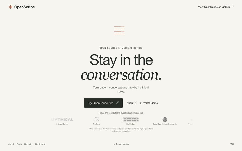 OpenScribe